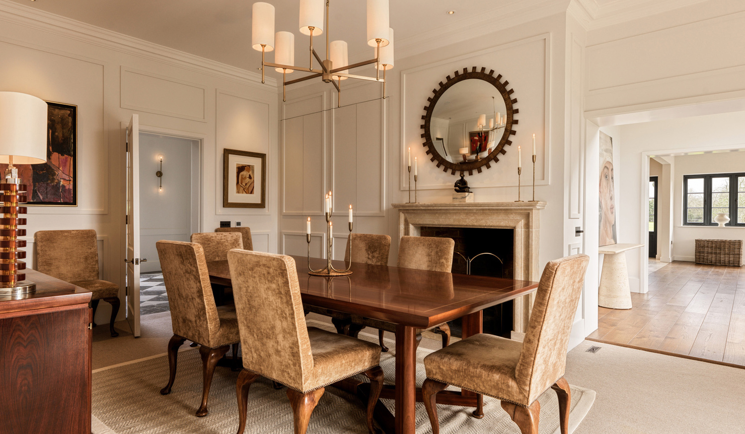 Classic Surrey Hills Country House for Modern Living by Studio WD Dining Room