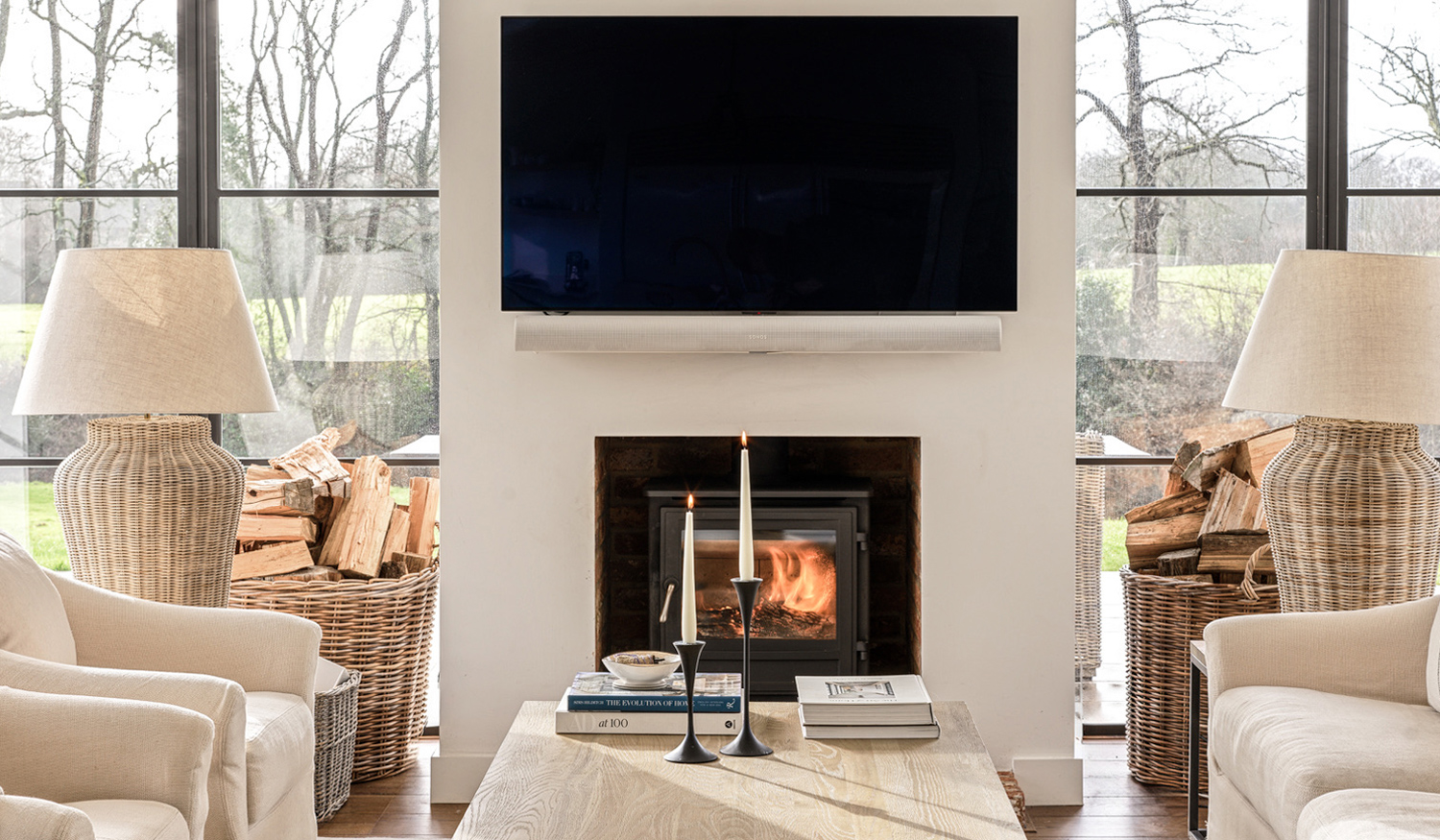 Classic Surrey Hills Country House for Modern Living by Studio WD Living Room